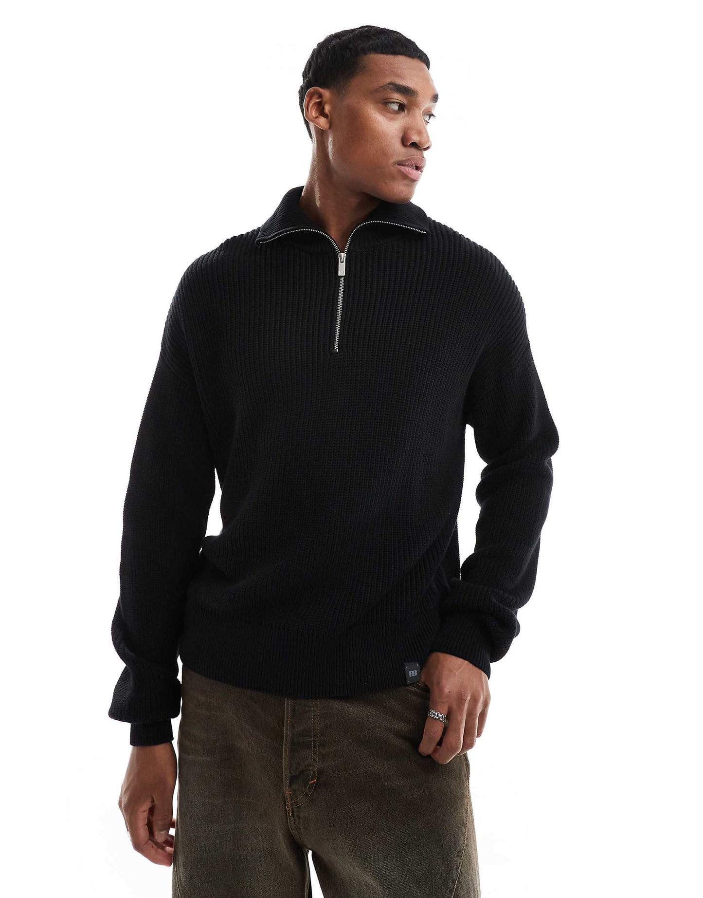 1/4 Zip Knitted Jumper