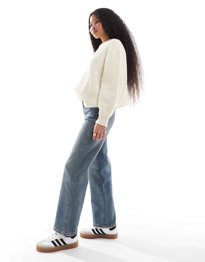 Petite Moxy Straight Leg Jeans