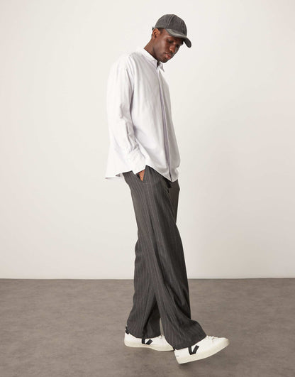 Volume Oversized Long Sleeve Shirt