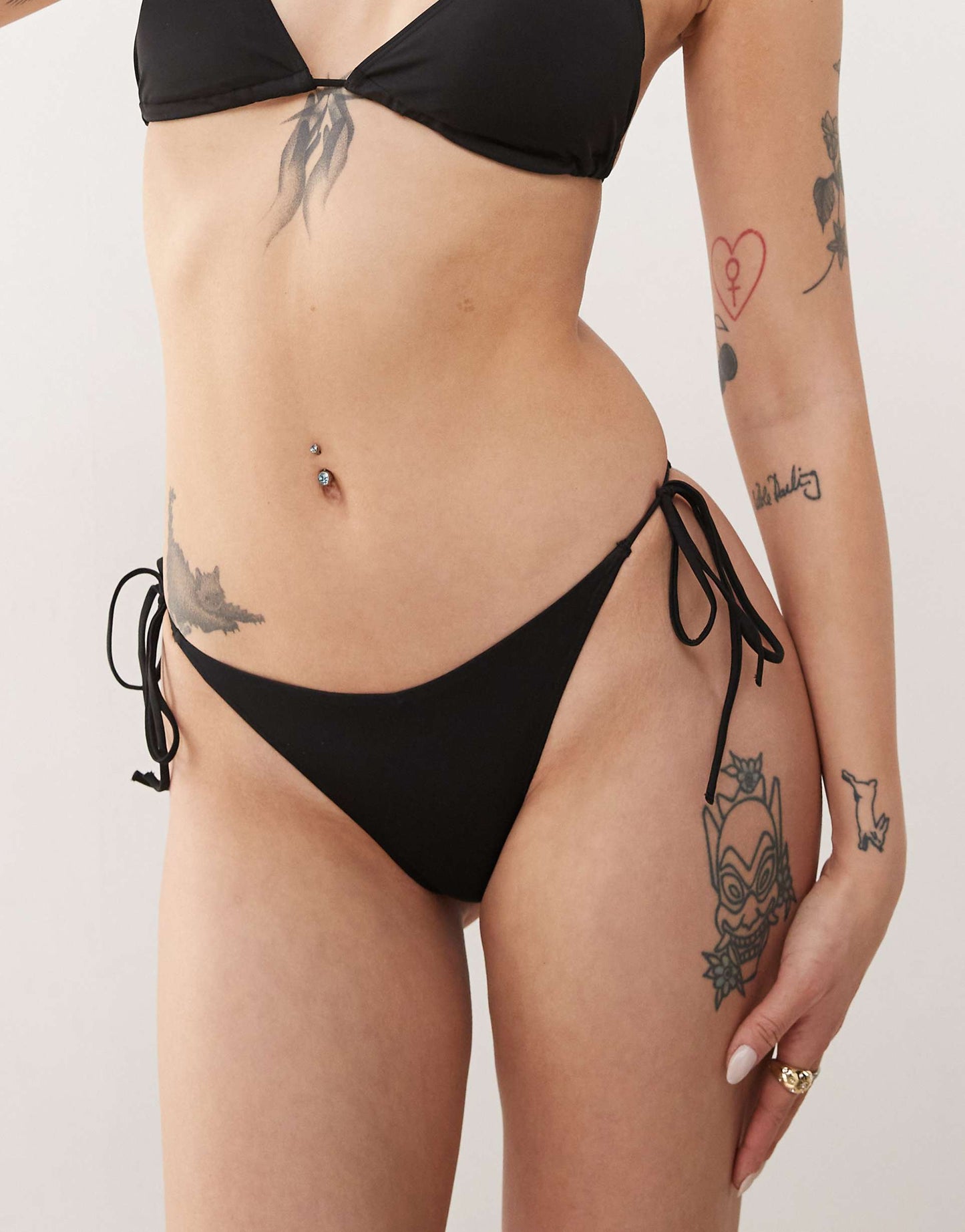 Mix And Match Tie Side Bikini Bottom