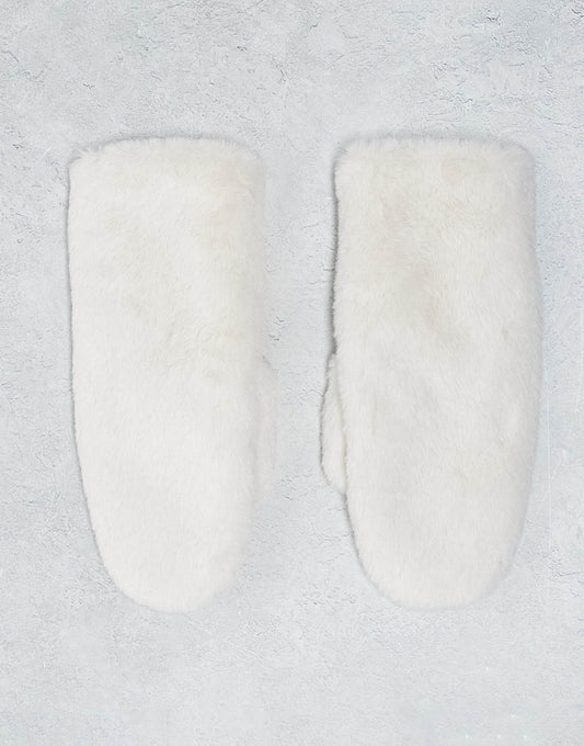 Faux Fur Mittens