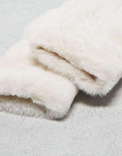 Faux Fur Mittens