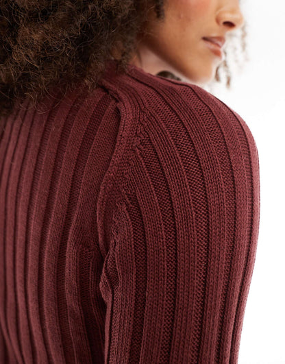 Ribbed Knit Jumper