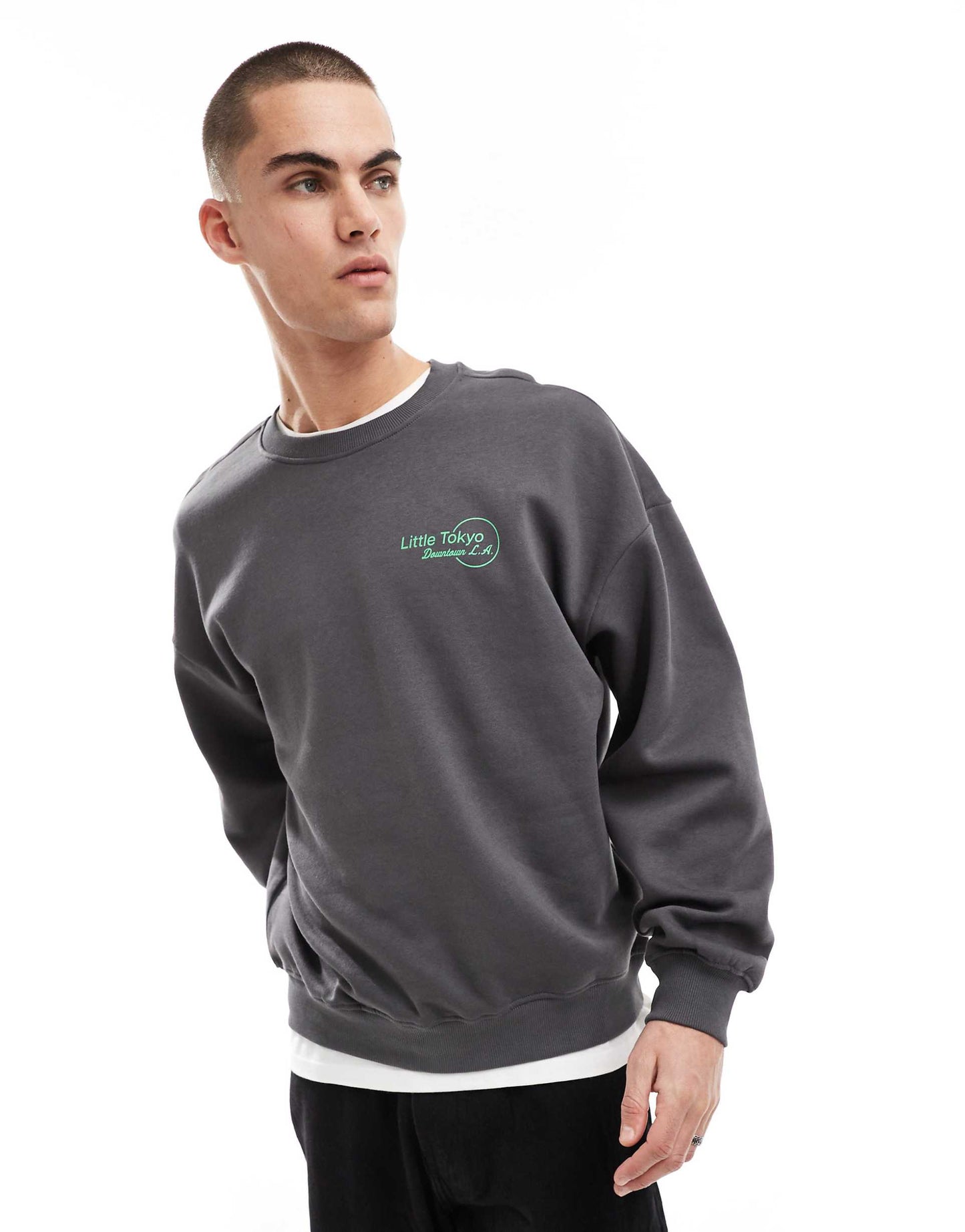 Oversized Sweat With Little Tokyo Back Print