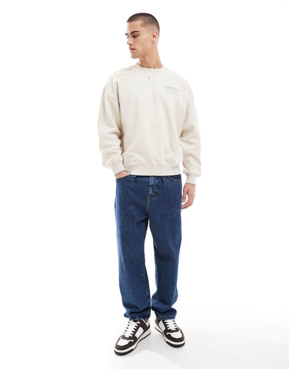 Oversized Sweat With Harmony Back Print