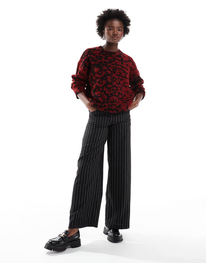 Crew Neck Knitted Jumper