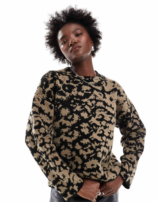 Crew Neck Knitted Jumper