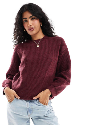 Fluffy Knit Boxy Jumper