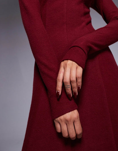 Supersoft Long Sleeve Maxi With Seam Detail