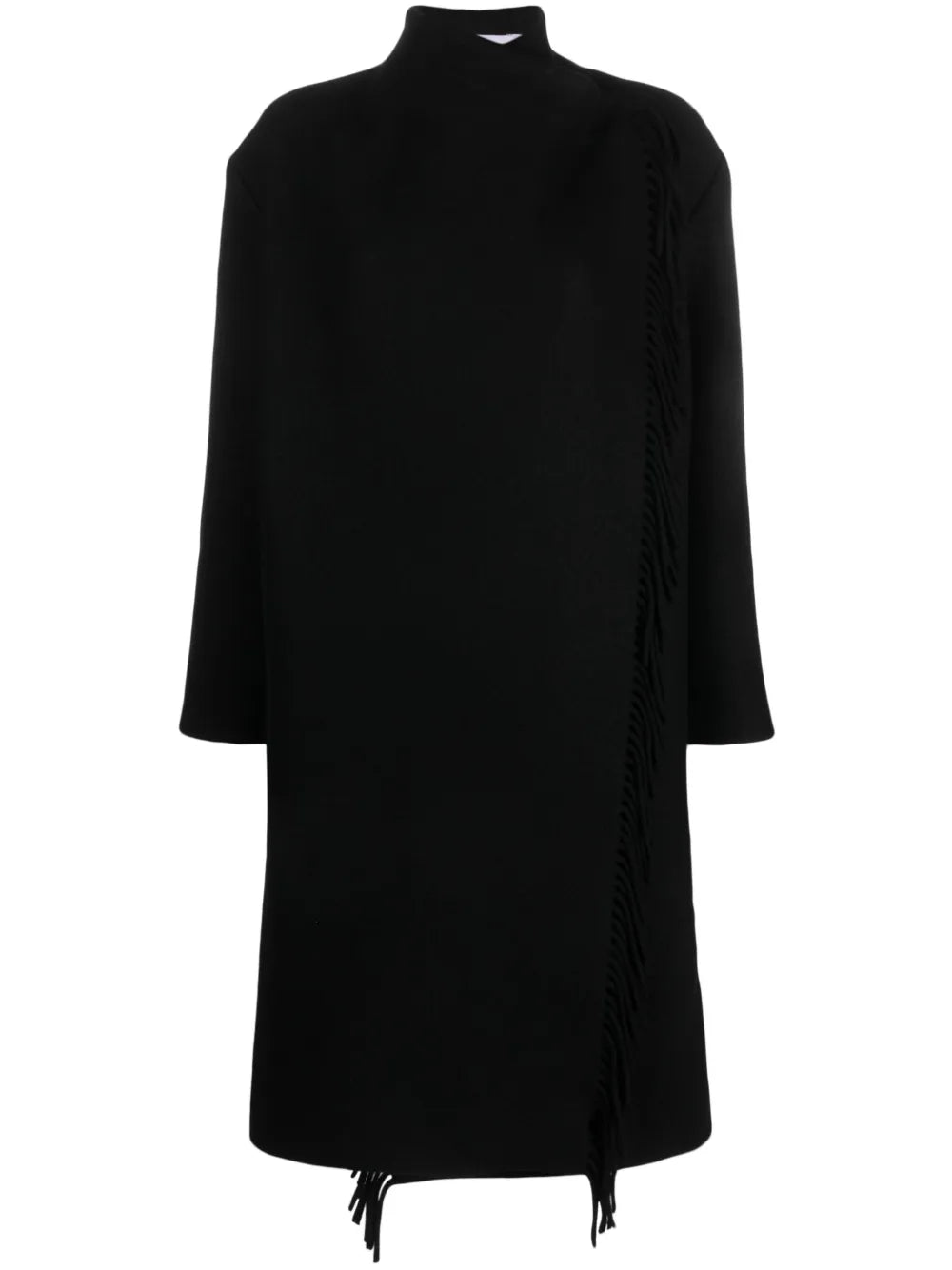Ricky Fringed Wool-Blend Coat