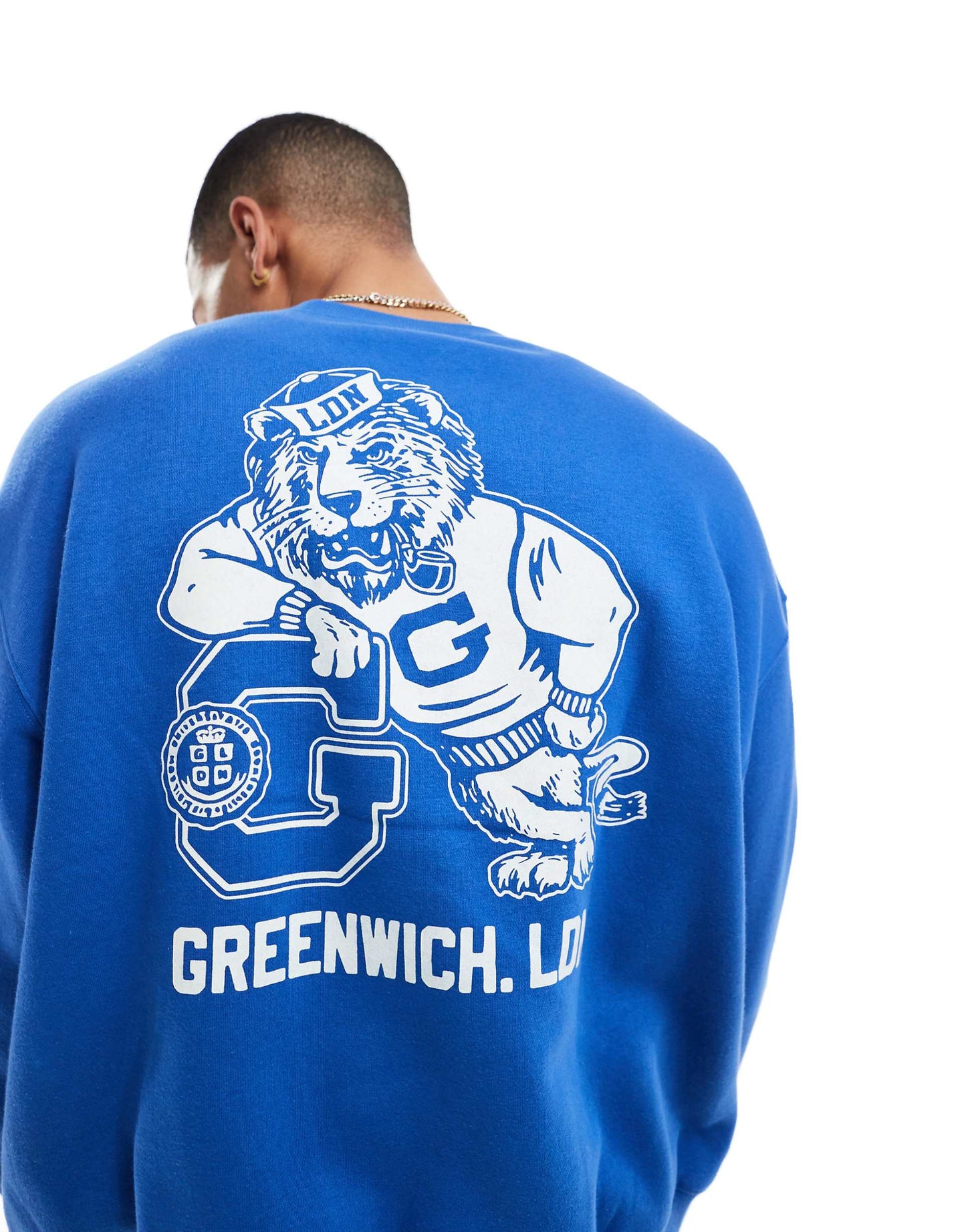 Box Fit Graphic Crew Sweater