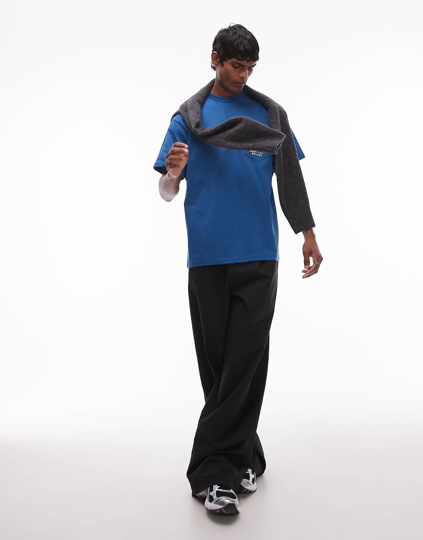 Short Sleeve Fragments Pocket T-Shirt
