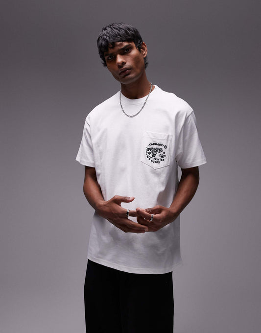 Short Sleeve Fragments Pocket T-Shirt