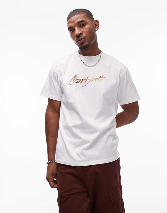 Short Sleeve Drip Script T-Shirt