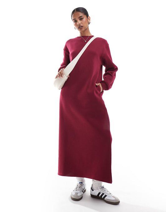 Oversized Midi Sweat Dress