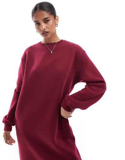 Oversized Midi Sweat Dress