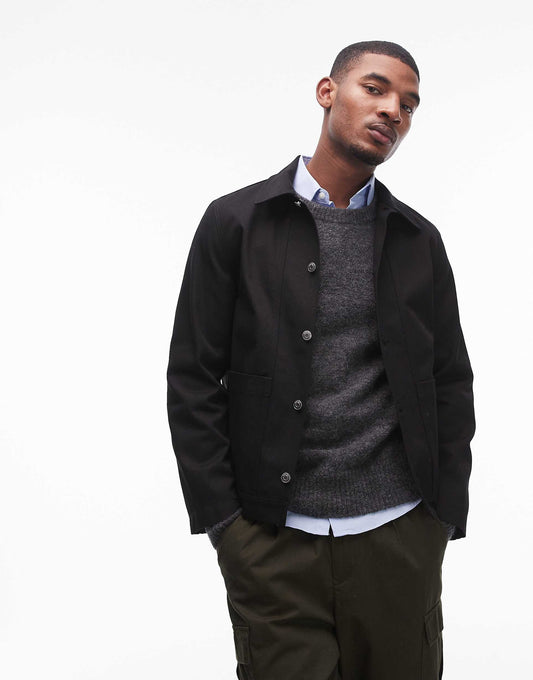 Heavy Twill Workwear Overshirt
