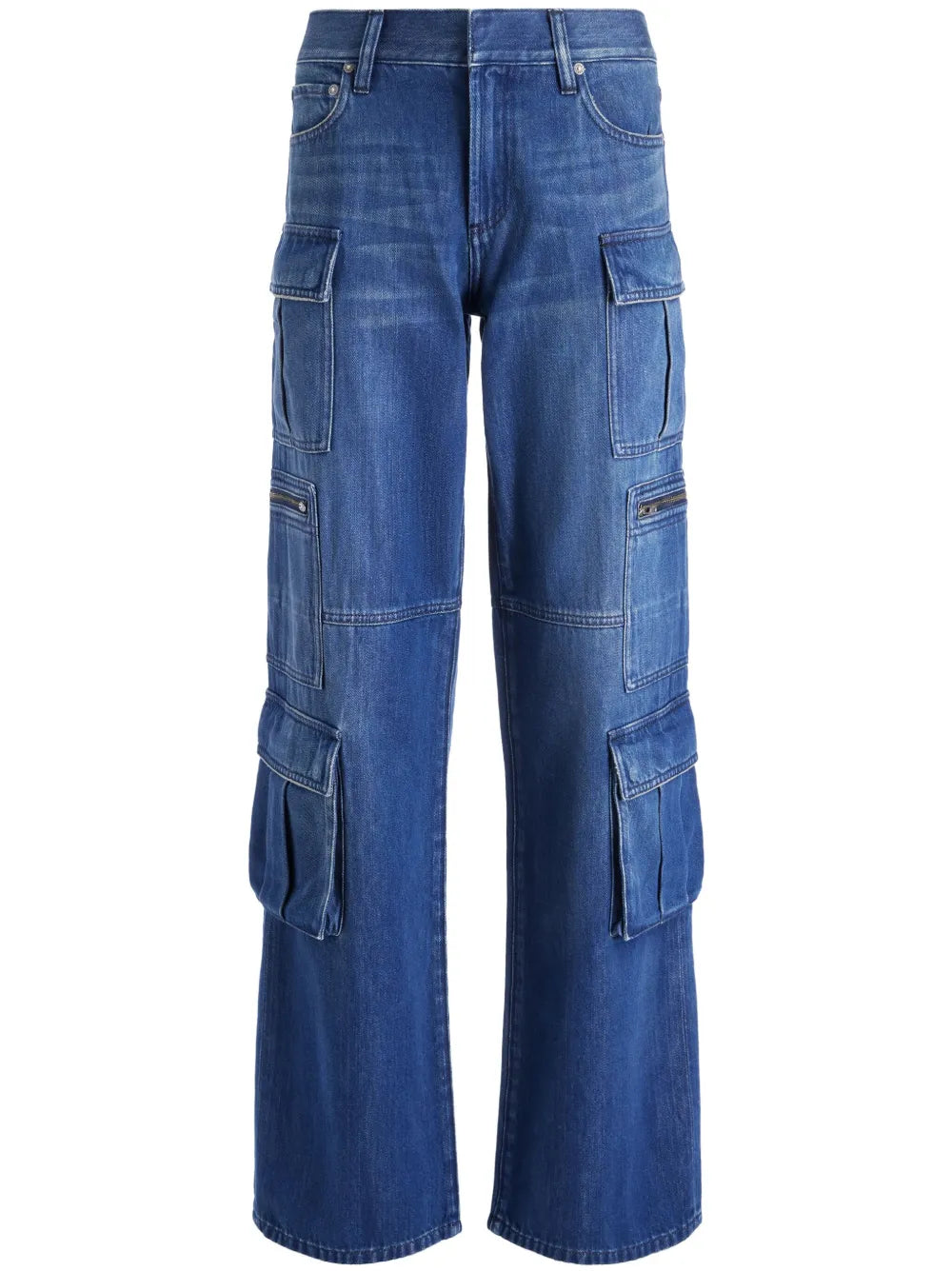 Cay Wide-Leg Cargo Jeans
