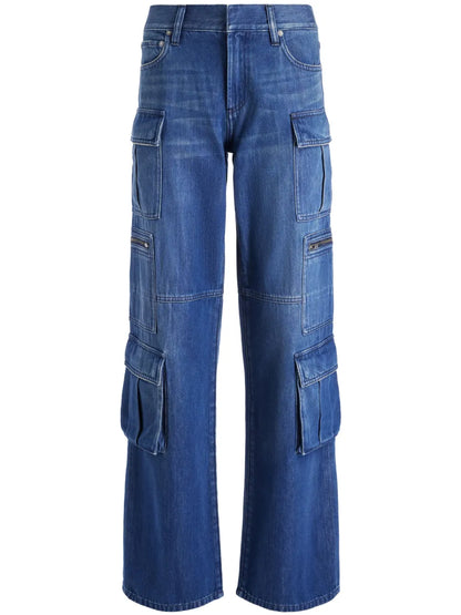 Cay Wide-Leg Cargo Jeans