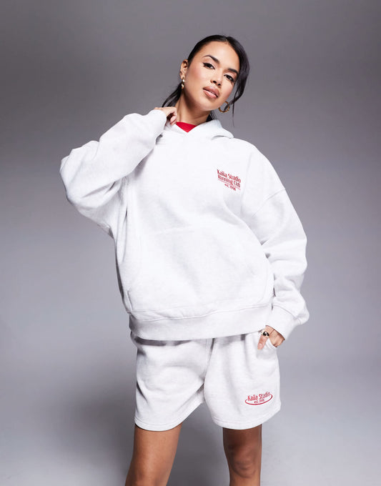 Studio Oversized Running Club Hoodie Co-Ord