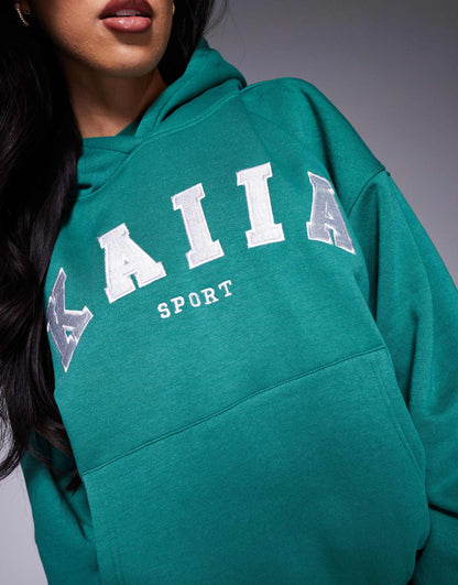 Sport Embroidered Logo Hoodie Co-Ord