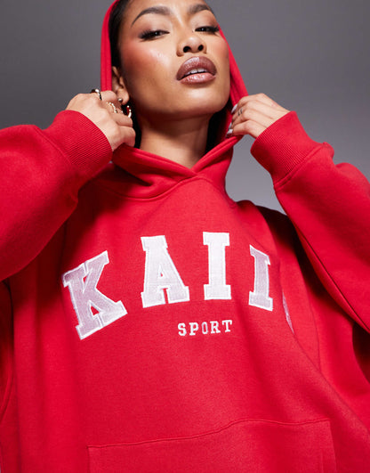 Sport Embroidered Logo Hoodie Co-Ord