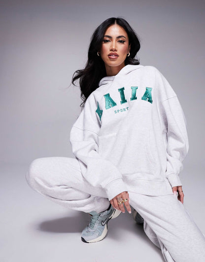 Sport Embroidered Logo Hoodie Co-Ord