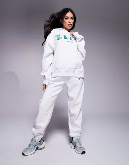 Sport Embroidered Logo Hoodie Co-Ord