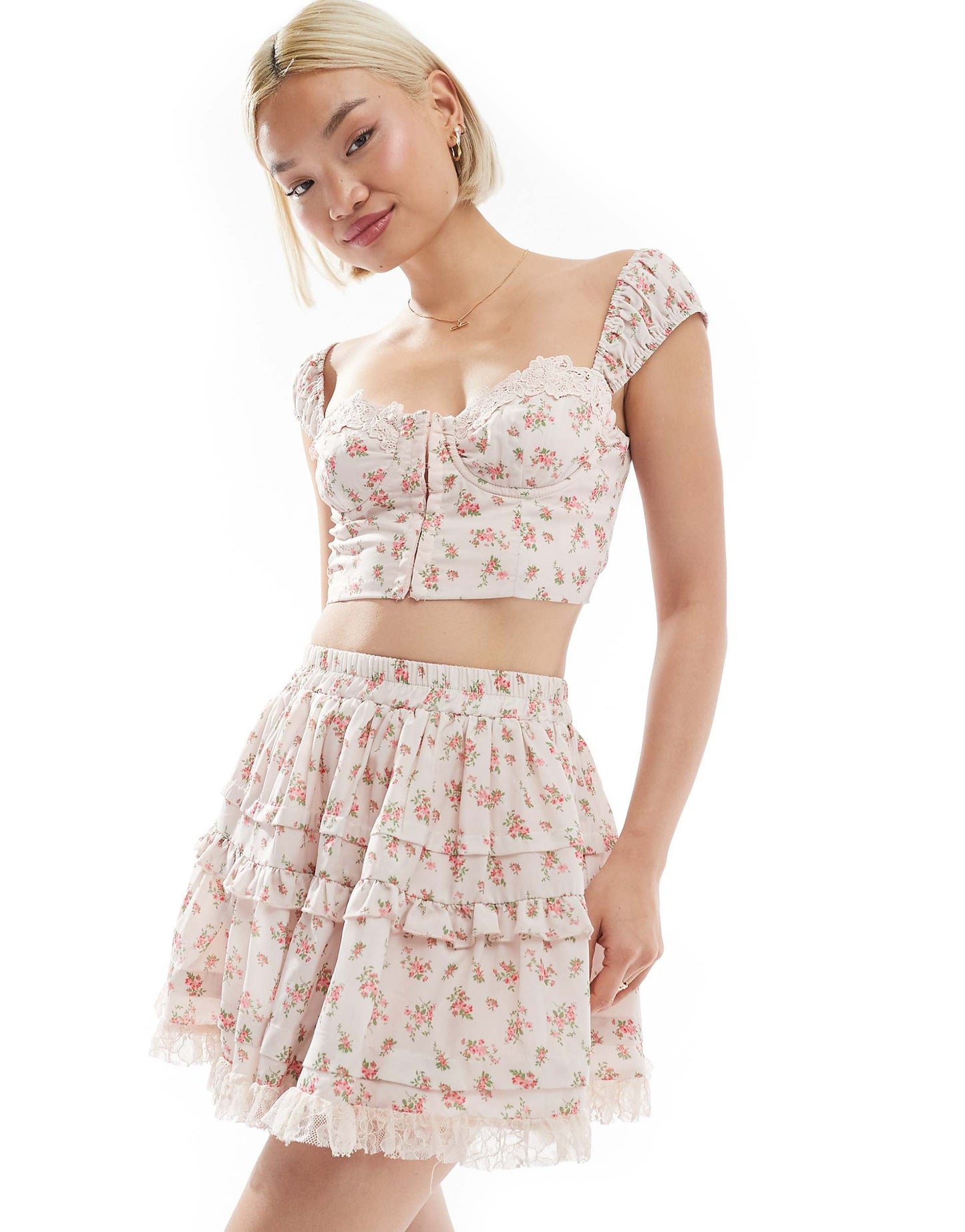 Lace Trim Co-Ord