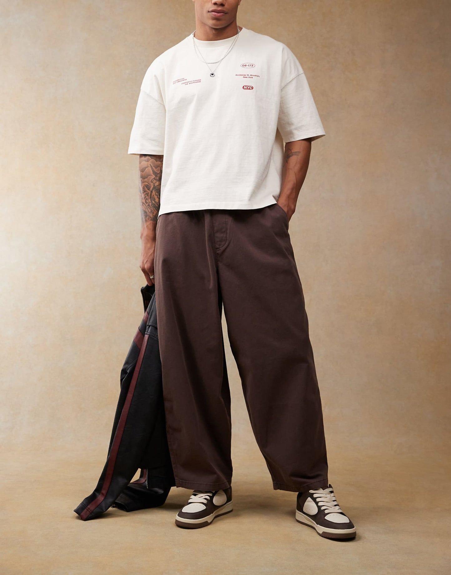 Oversized Baggy Trouser With Elasticated Waist