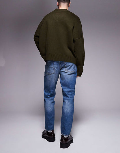 Stretch Tapered Jeans With Tint