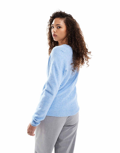 Round Neck Knitted Jumper