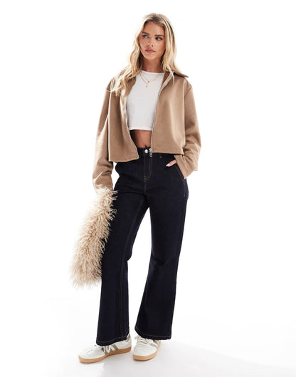 Petite  Flare Wide Leg Jean