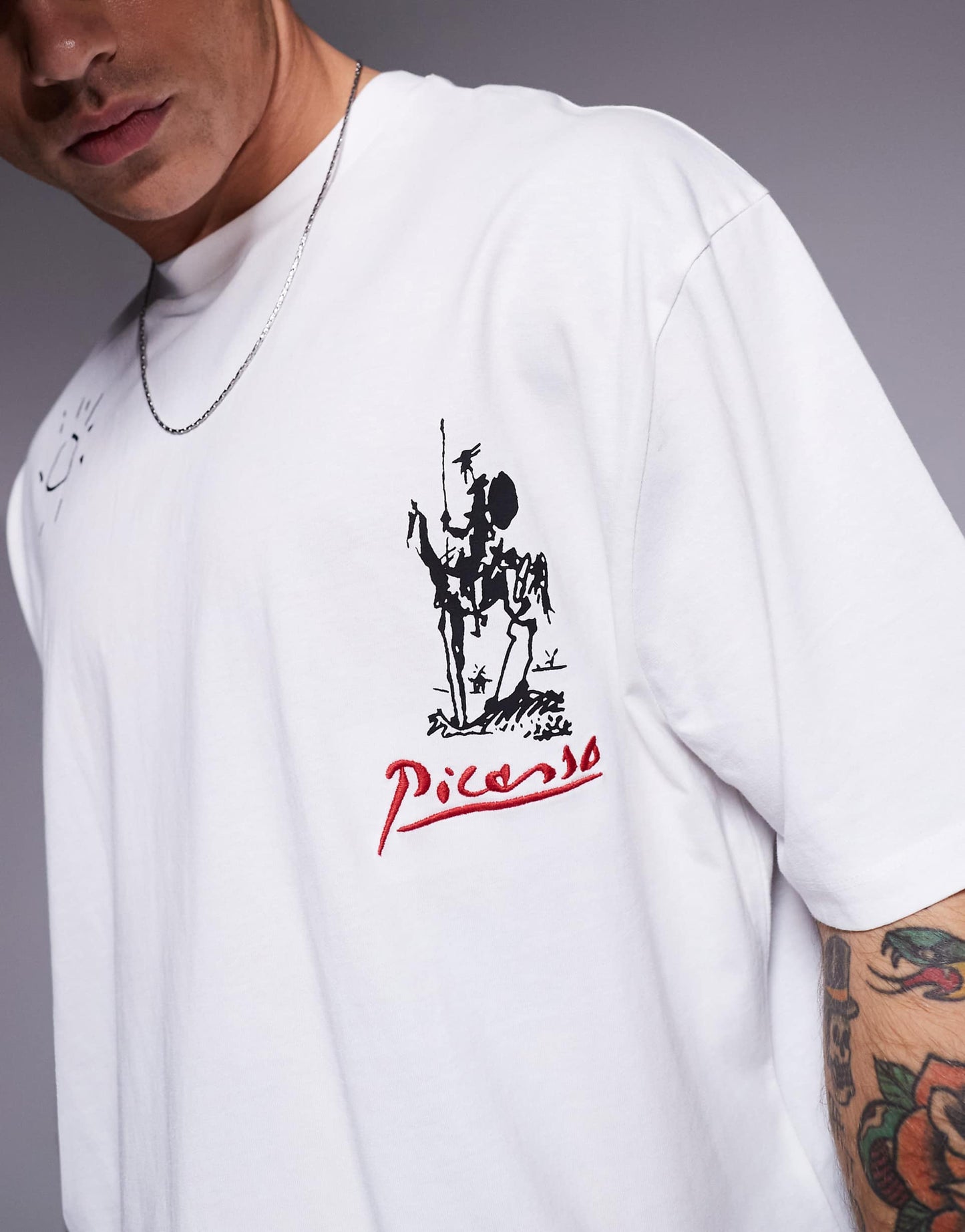 Unisex Boxy Oversized T-Shirt With Picasso Prints