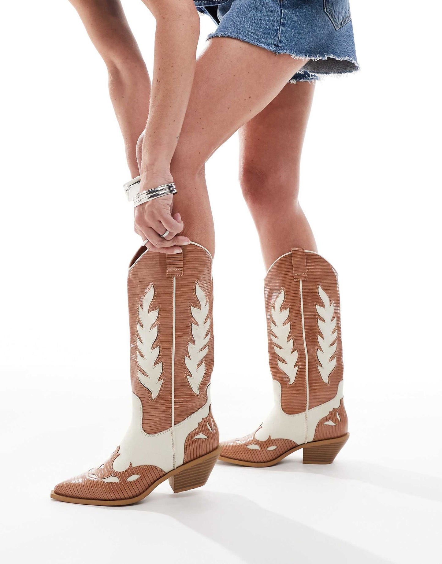 Lexus Colourblock Western Boots