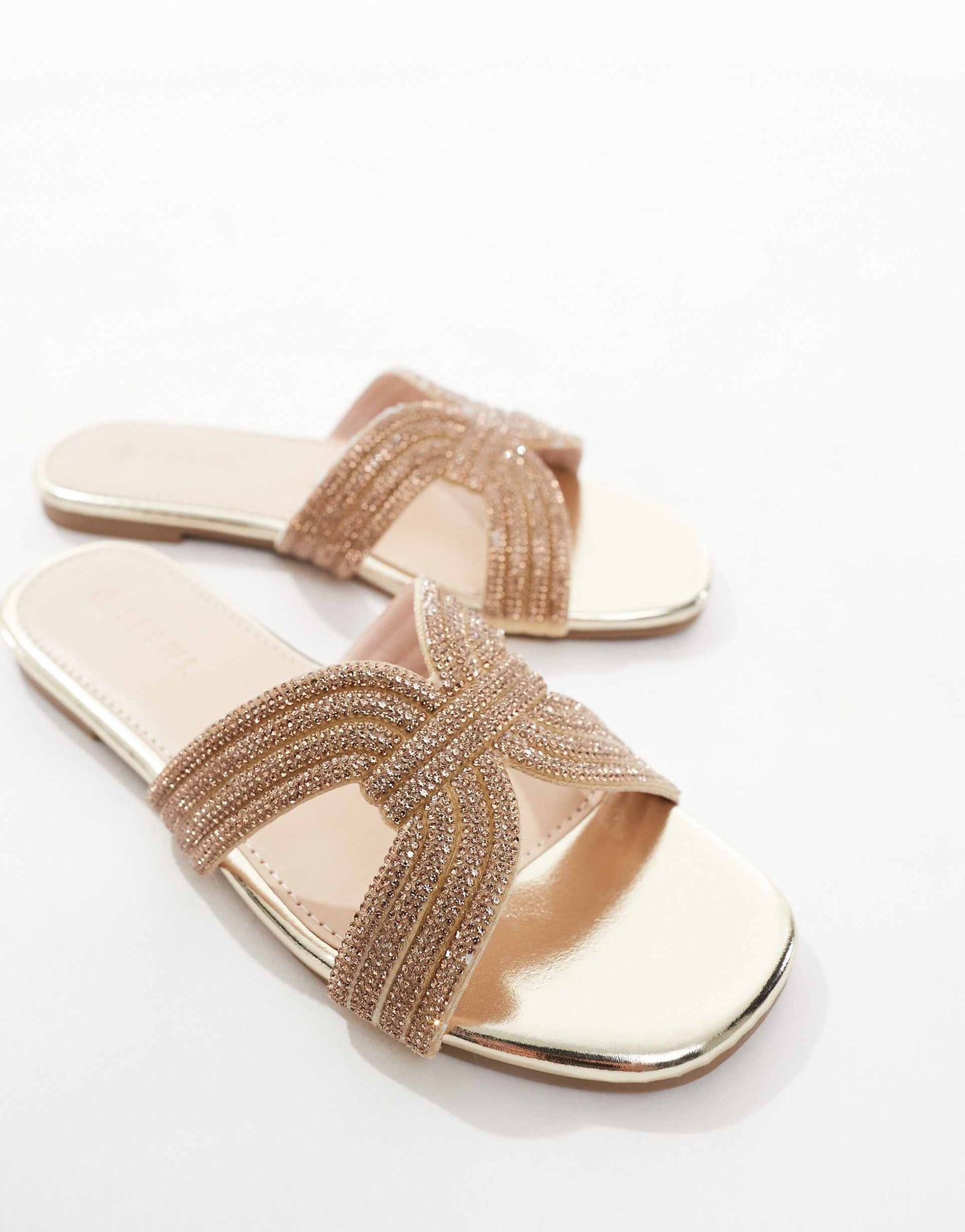 Robin Flat Sandal With Embellished Strap