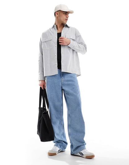 Oxford Stripe Overshirt