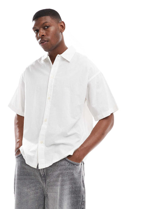 Oversized Linen Shirt