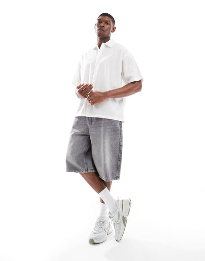 Oversized Linen Shirt