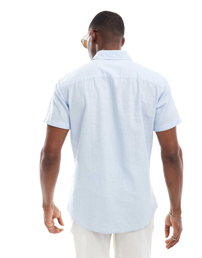 Linen Short Sleeved Shirt
