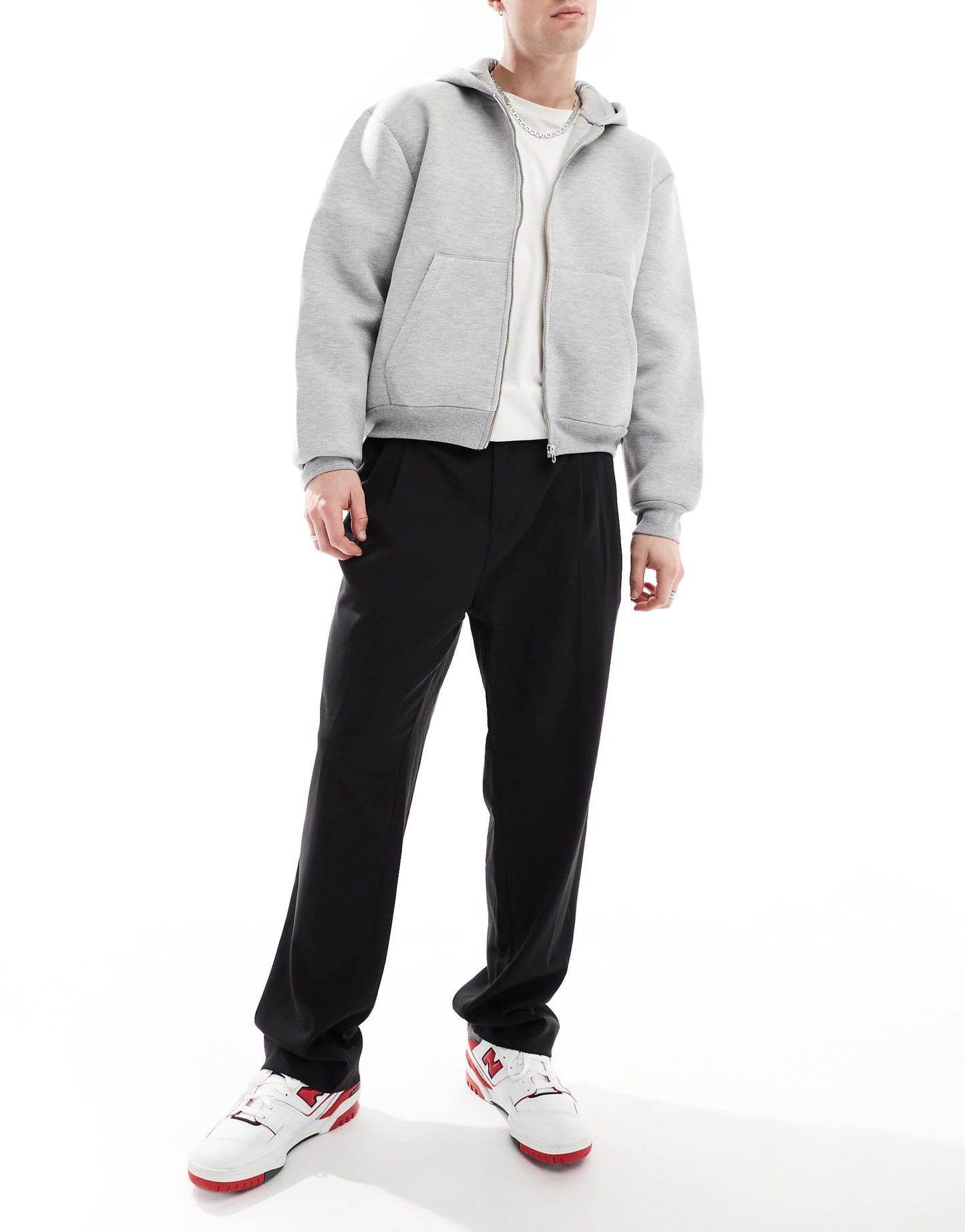 Wide Fit Pleat Front Smart Trouser