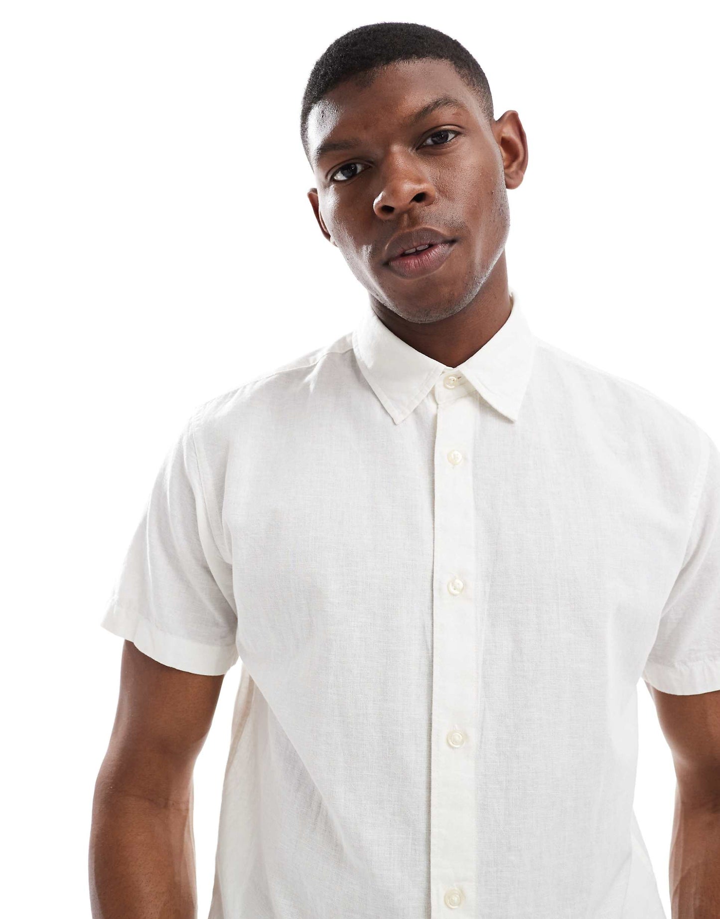 Linen Short Sleeved Shirt