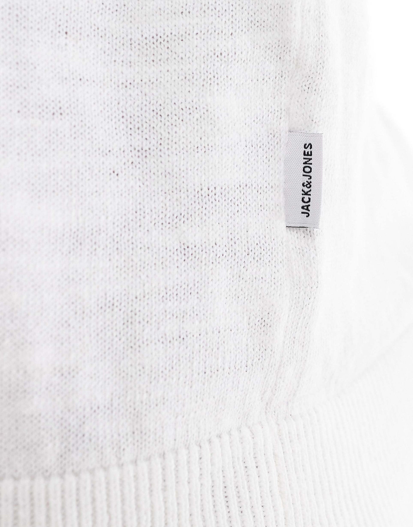 Slub Long Sleeved Knitted Polo