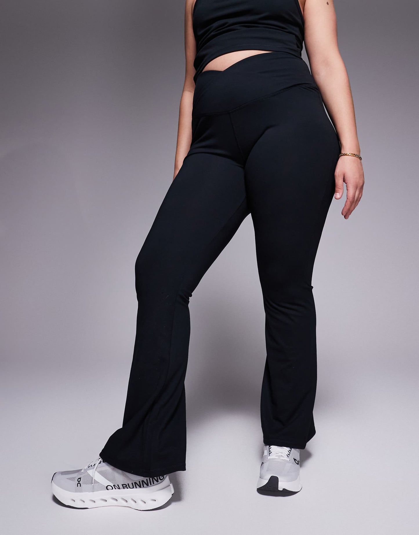 Curve Soft Touch Slim Kick Legging With Wrap Waist