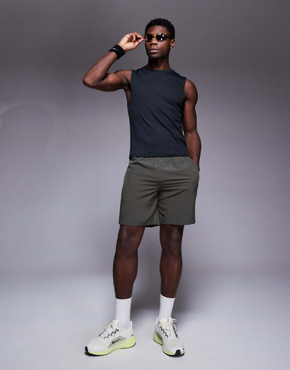Slim Fit Active Rib 90S Training Tank