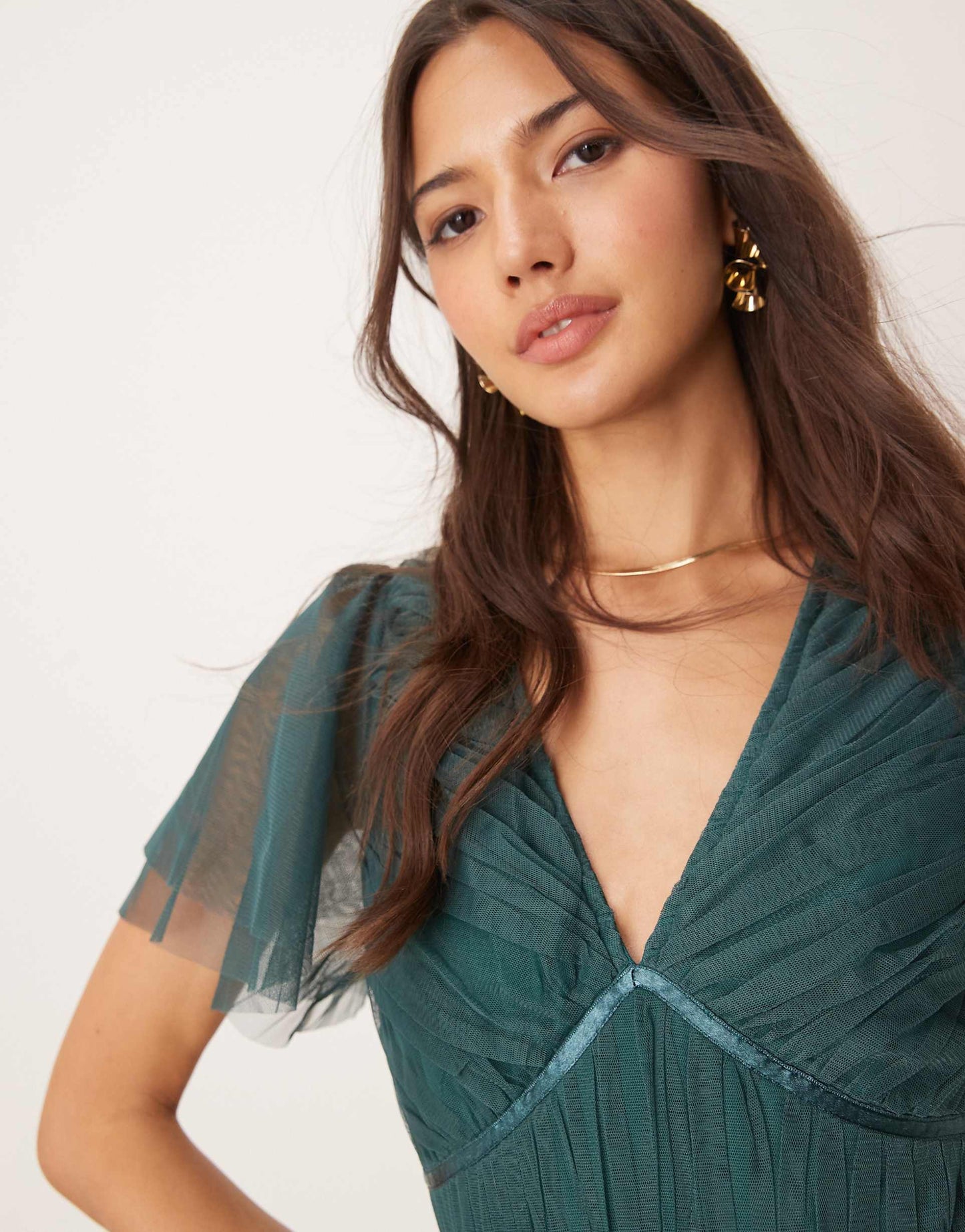 Ribbon Detail Bridesmaid Midi Dress