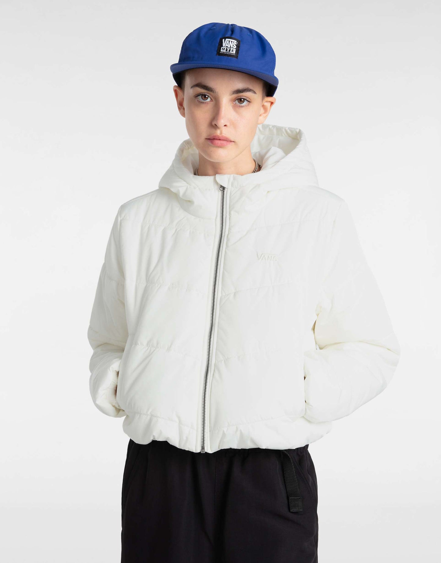 Mte Foundry Crop Puffer Jacket With Hood