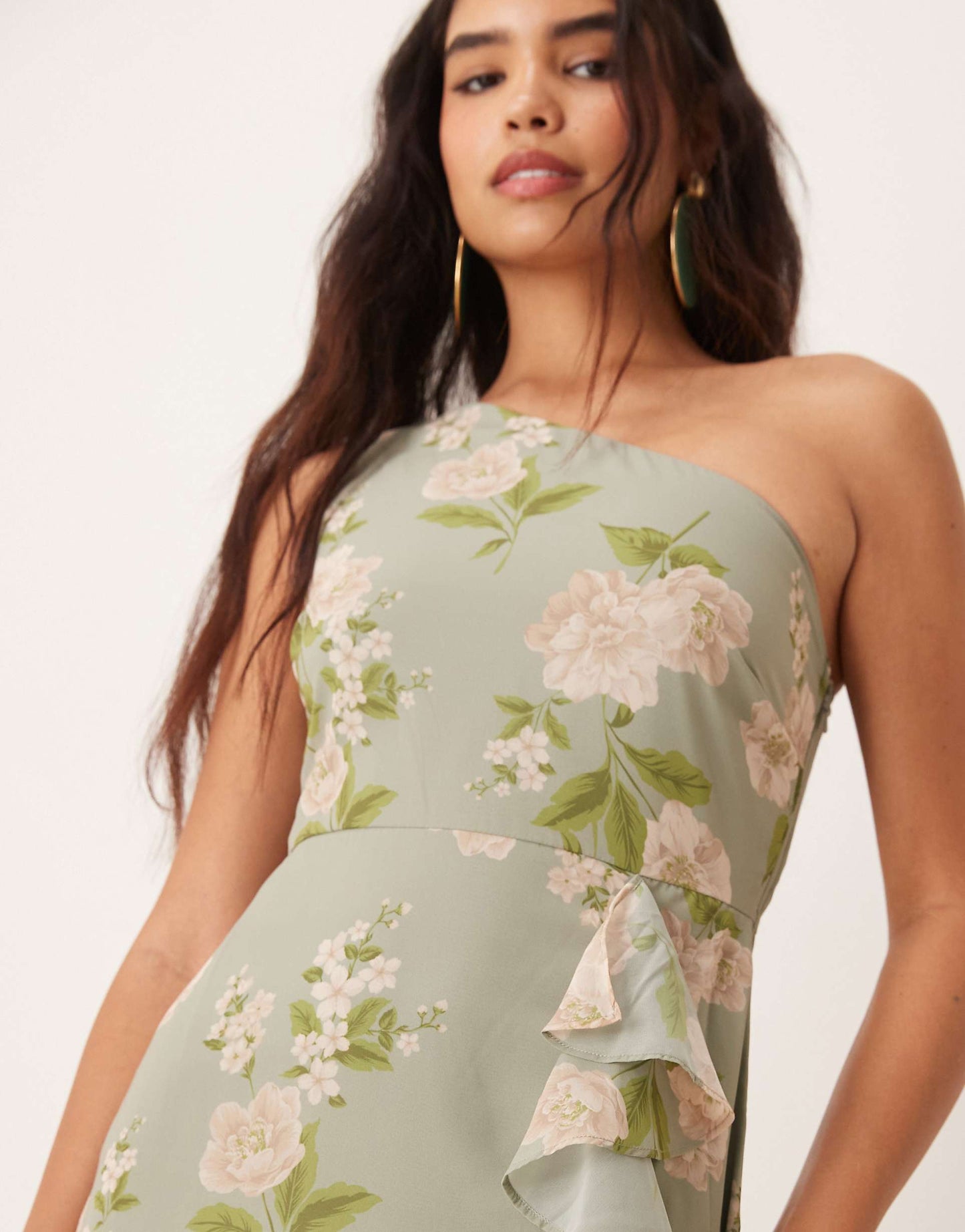 One Shoulder Bridesmaid Maxi Dress