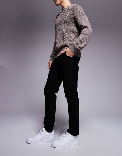 Straight Leg Cord Trousers