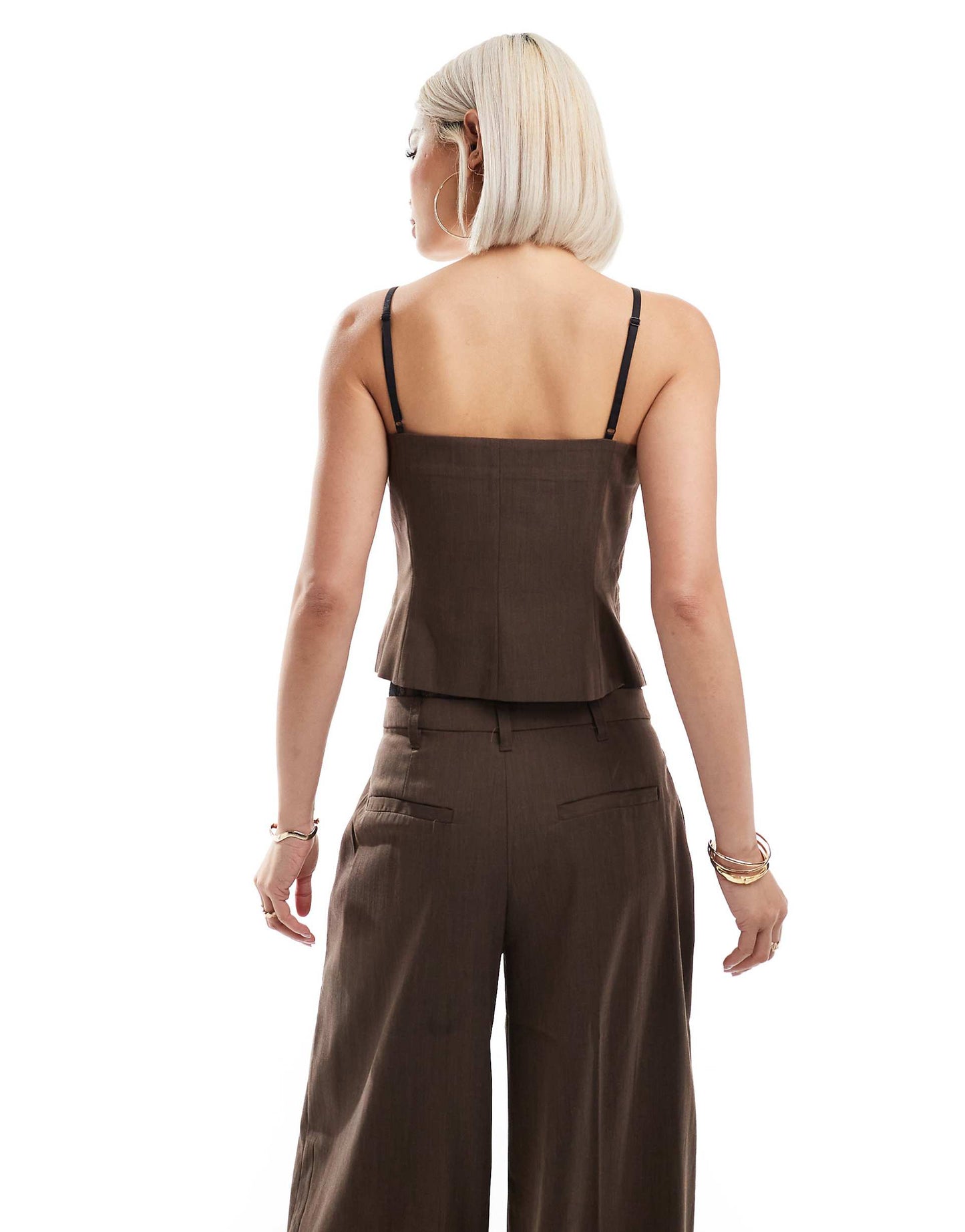 Lace Detail Tailored Waistcoat